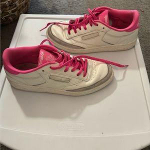 Pink Reebok Club C 85 Sneaker